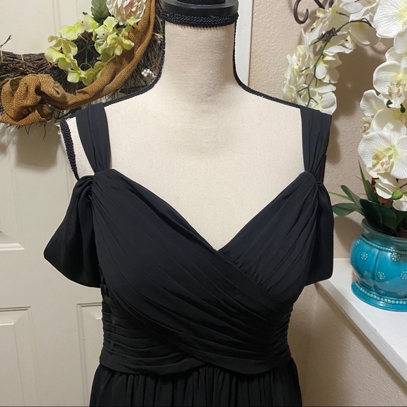 NWT AW.Bridal A-Line Off Shoulder Bridesmaid Dress - Picture 14 of 16